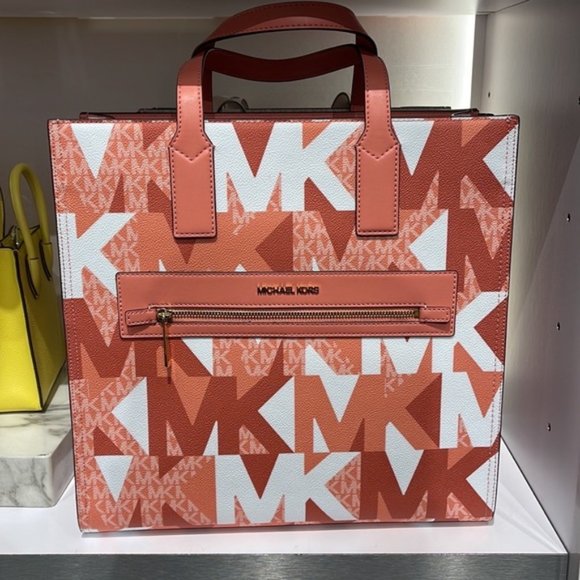Michael Kors Kenly Large NS Tote Sherbert Multi - Picture 8 of 16